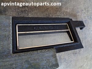 1970 Dodge Polara dash switch control panel