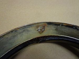 1956 Cadillac RH headlight bezel