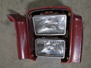 1977 Chevrolet Malibu headlight fender extension