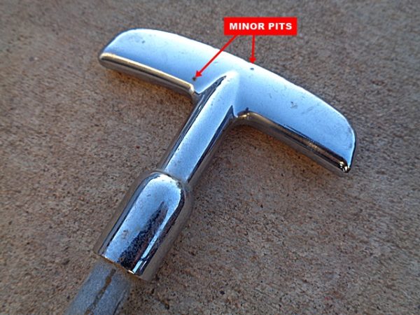 1960 Ford Thunderbird emergency brake handle