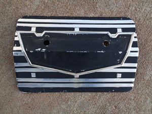 1962 Ford Fairlane 500 fuel door trim molding