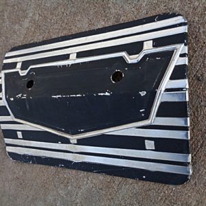 1962 Ford Fairlane gas fuel door molding trim