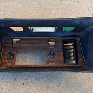 1973 Oldsmobile Delta 88 RH dash radio bezel panel