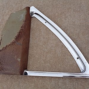 1955 Cadillac 4dr sedan LH inner interior quarter window trim