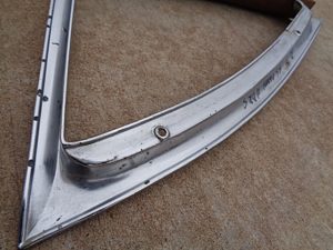 1955 Cadillac 4dr sedan RH inner interior quarter window trim molding and panel