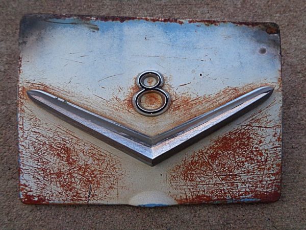 1955 Desoto Firedome fuel gas door