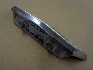 1963 Ford Galaxie hood release emblem