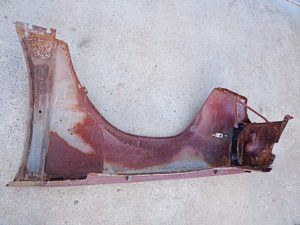 1975 Dodge Dart Swinger fender