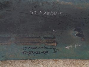 1977 Mercury Marquis front bumper filler