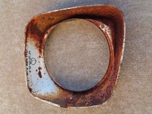 1962 Ford F100 OEM steel headlight bezel