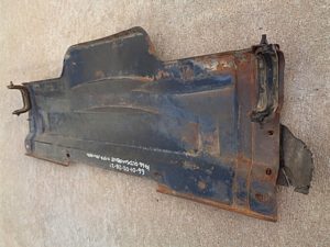 1966 Oldsmobile wagon radiator fan top panel