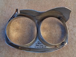 1967 Ford Galaxie headlight bezel