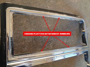 1979 Oldsmobile Cutlass tail light bezel