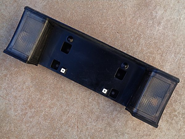 1986 Chevrolet Celebrity Eurosport tag light panel