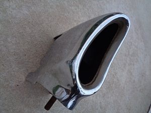 1956 Chrysler Desoto Firedome front bumper guard LH