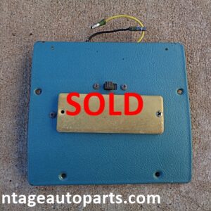 1961-1963 Ford Thunderbird console map light panel