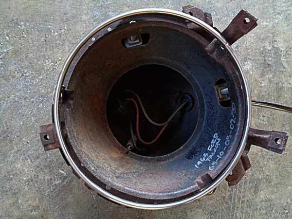 1965 Ford Falcon headlight bucket retainer ring assembly