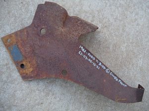 1962 Ford Thunderbird bumper brackets