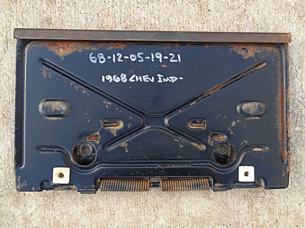 1968 Chevrolet Impala license plate mount