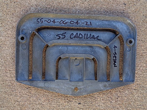 1955 Cadillac kick panel vent cover