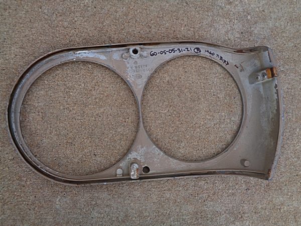 1960 Ford Thunderbird headlight bezel