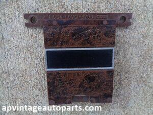 1968 Ford Galaxie 500 dash clock delete