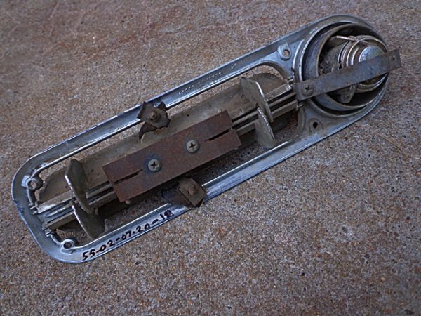 1955 Cadillac roof headliner AC vent register