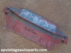 1960 Mercury Monterey instrument cluster brow cover dash cowl