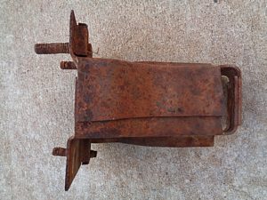 1968 Lincoln Contiental rear bumper brackets