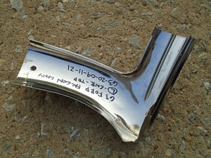 1963 Ford Falcon convertible windshield corner trim