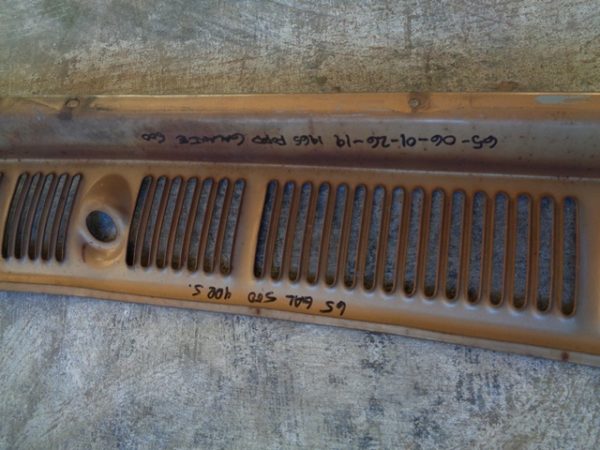 1965 Ford Galaxie cowl vent cover