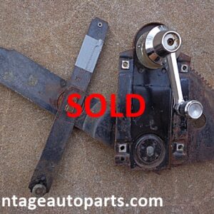 1967 Ford Galaxie convertible quarter window parts