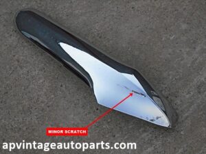 1958 Chevrolet Impala fender hood bar extension molding LH