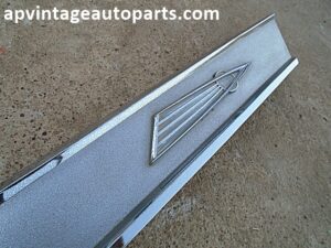 1962 Mercury Comet sedan RH quarter sail panel trim molding