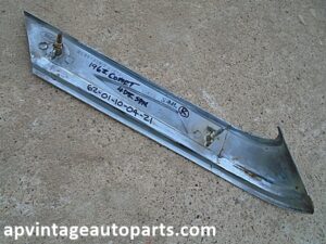 1962 Mercury Comet sedan RH quarter sail panel trim molding