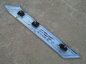 1965 Mercury Comet LH sail panel molding trim