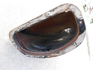 1959 Ford Fairlane fresh air intake vent duct