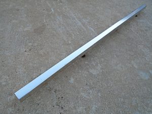 1962 Ford Fairlane upper grille header panel trim molding