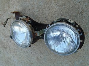 1961 Ford Galaxie headlight bucket assembly