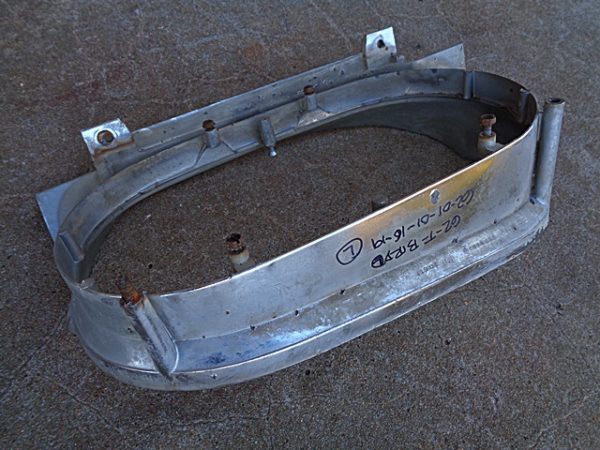 1961 1962 1963 Ford Thunderbird headlight door outer bezel chrome