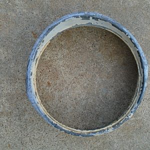 1954 Ford Victoria headlight bezel extension