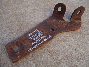 1958 1960 Ford Thunderbird bumper bracket