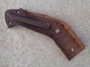 1961 Chevrolet Impala RH front bumper inner mount bracket