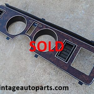1979 Ford Fairmont Futura dash bezel