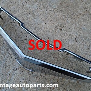 1959 Chevrolet Impala Bel Air center trunk lid emblem insert bezel molding OEM