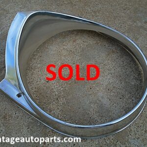 1961 Ford Falcon headlight bezel trim