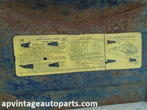 1973 Oldsmobile 455 radiator upper fan shroud panel