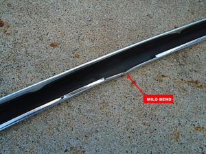 1979 Ford Fairmont Futura windshield molding