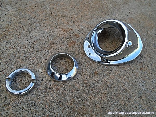 1959 Chevrolet Impala wiper bezel assembly