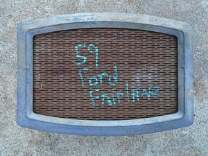 1959 Ford radio speaker